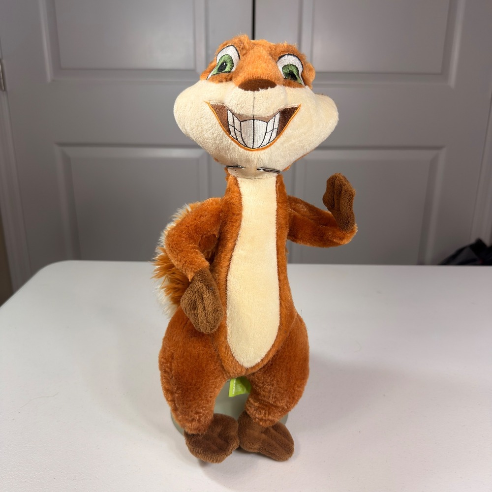 DreamWorks Over The Hedge Hammy Squirrel Plush Kellytoy Vintage Y2K Toy 13"
